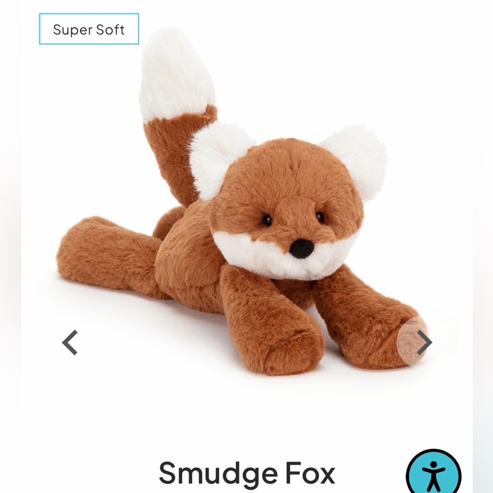 NWT Smudge Fox Medium Jellycat 🦊